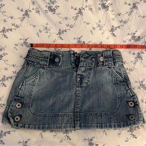 diesel denim mini skirt